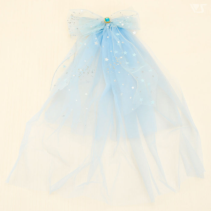 Tulle Ribbon Clip (Blue)