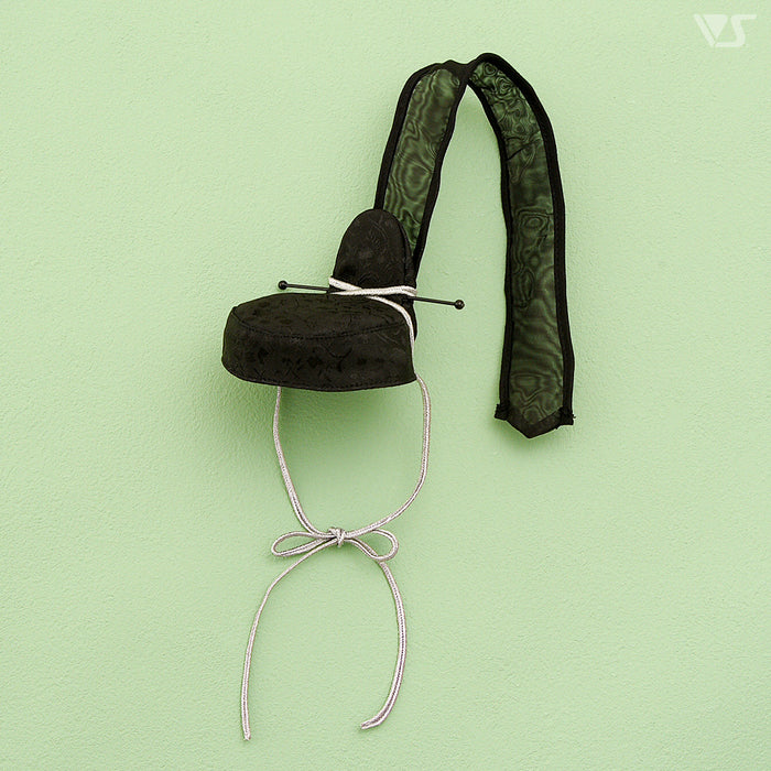 Jet Black Kanmuri Hat