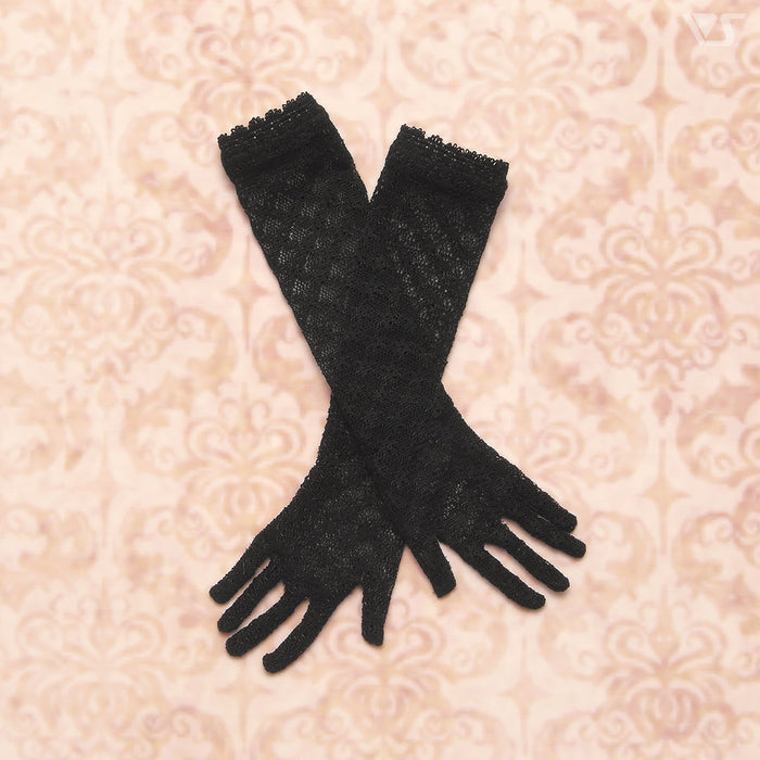 Long Gloves (Black / Lace)