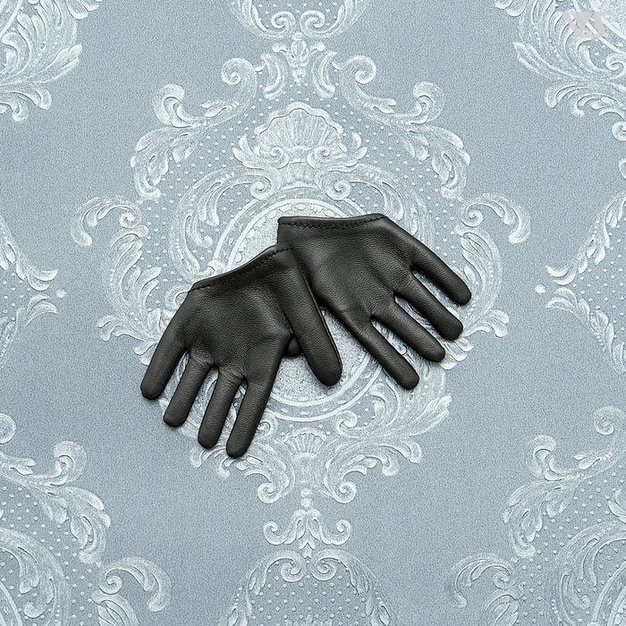 Gothic Half Palm Gloves (Black)