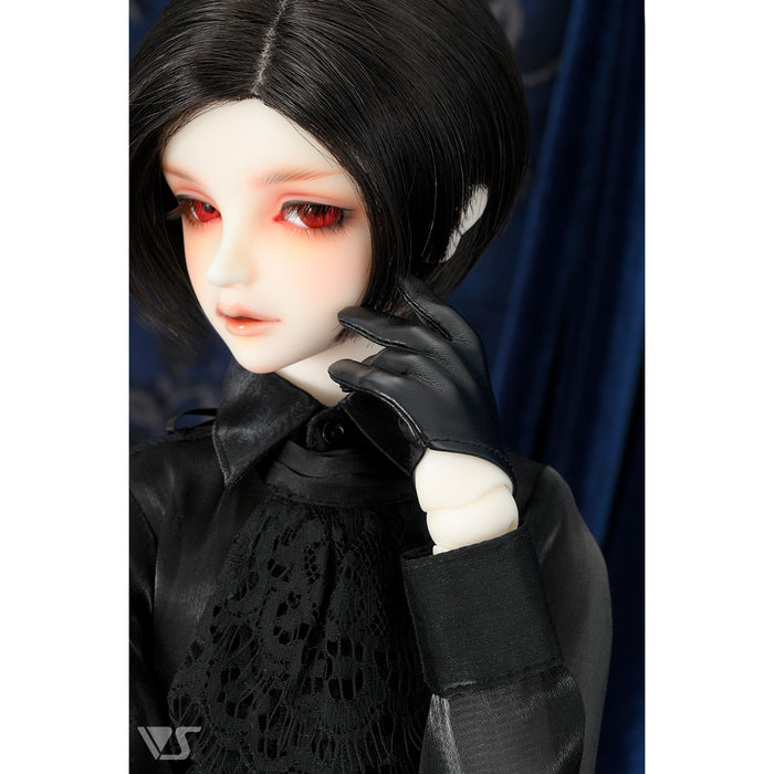 Gothic Half Palm Gloves (Black)