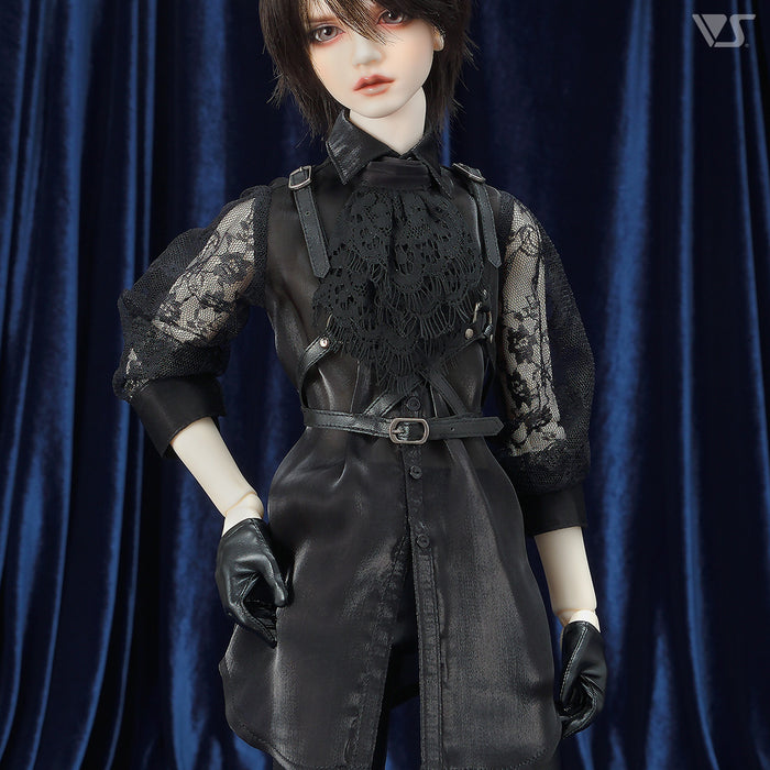 Gothic Half Palm Gloves (Black)