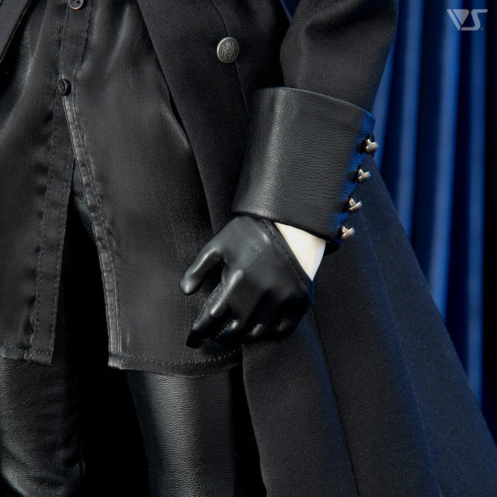 Gothic Half Palm Gloves (Black)