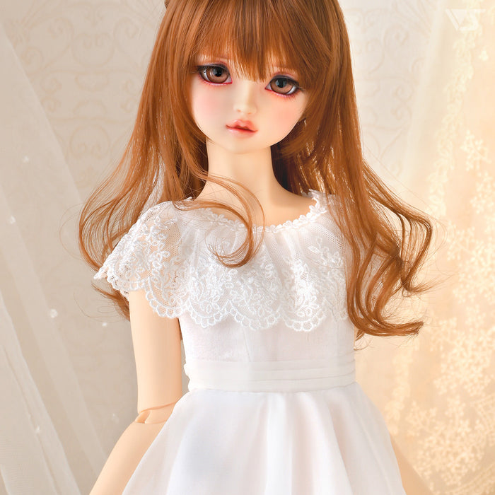 SD Long Back Dress (White)