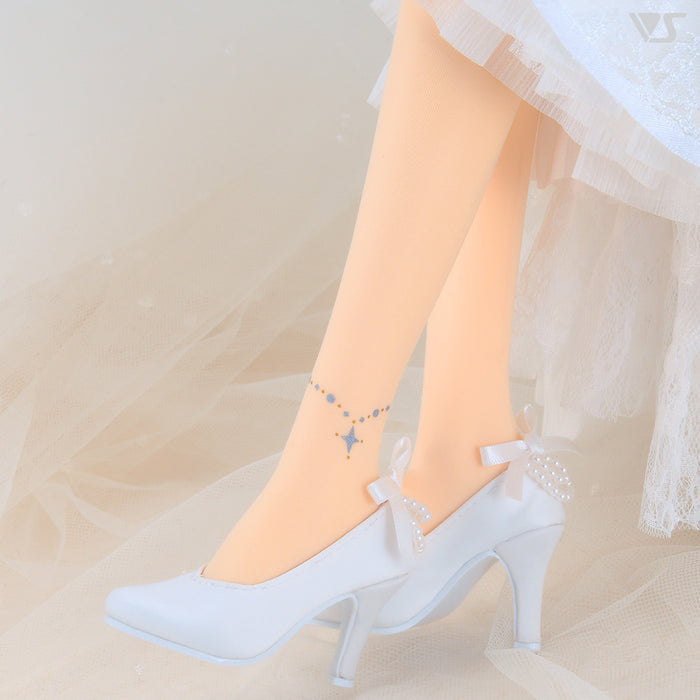 SD Anklet Print Stockings (Beige)