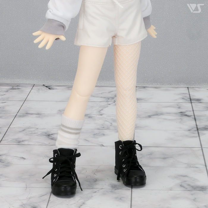 SDM Socks / Mini (White / Gray Line)