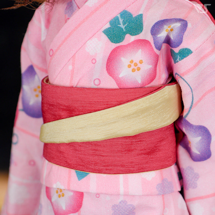 Morning Glory Yukata Set / Mini (Pink)