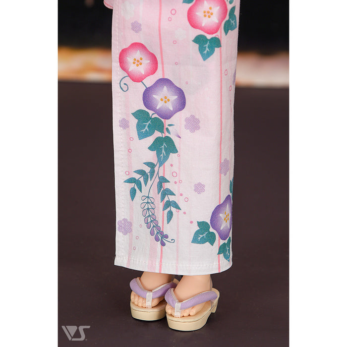 Morning Glory Yukata Set / Mini (Pink)