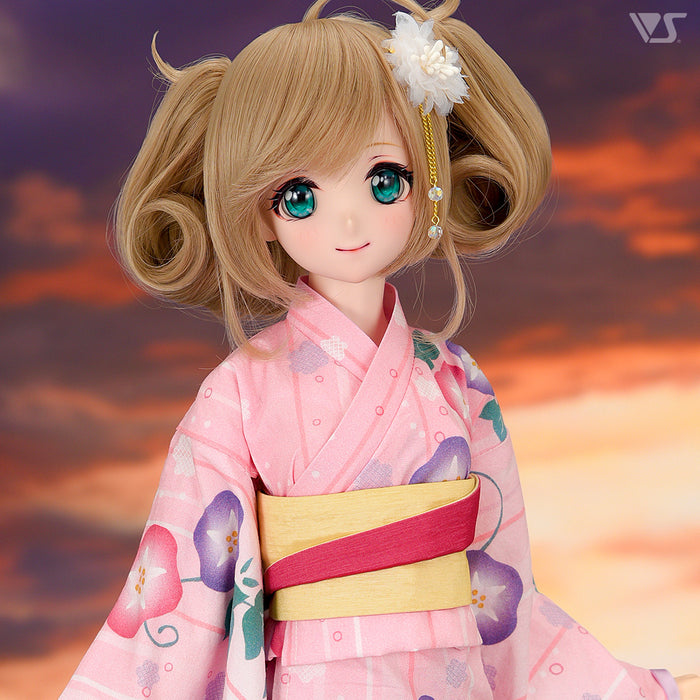 Morning Glory Yukata Set / (Pink)
