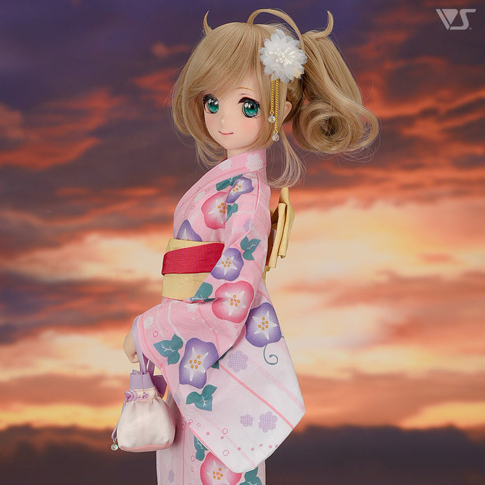 Morning Glory Yukata Set / (Pink)