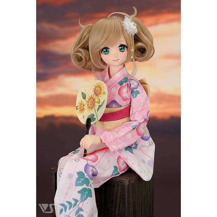 Morning Glory Yukata Set / (Pink)
