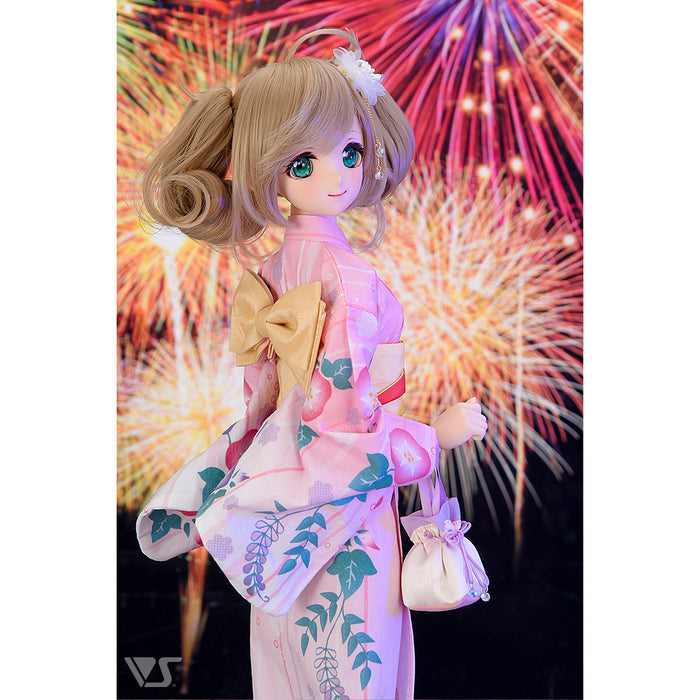 Morning Glory Yukata Set / (Pink)