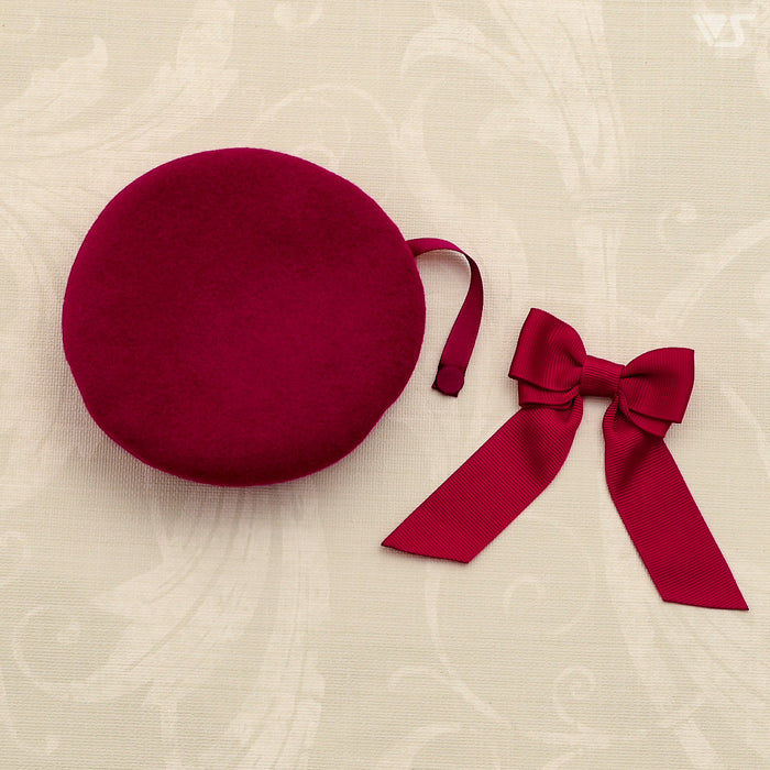 Ribbon Beret (Red)