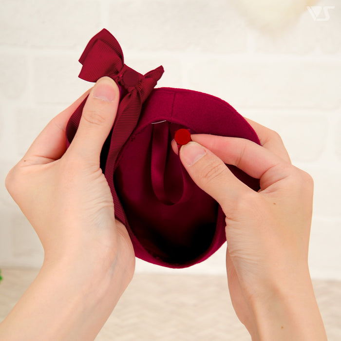 Ribbon Beret (Red)