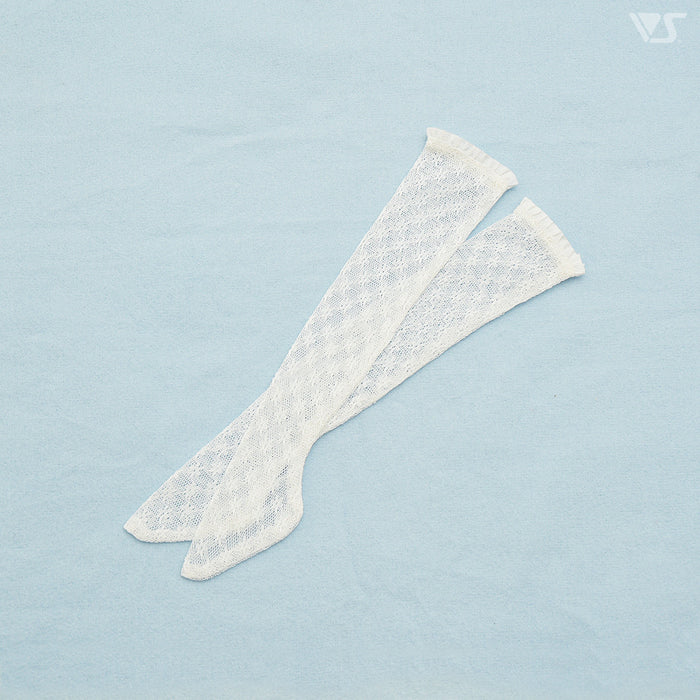 SDM Lace Socks / Mini (White / Flower)