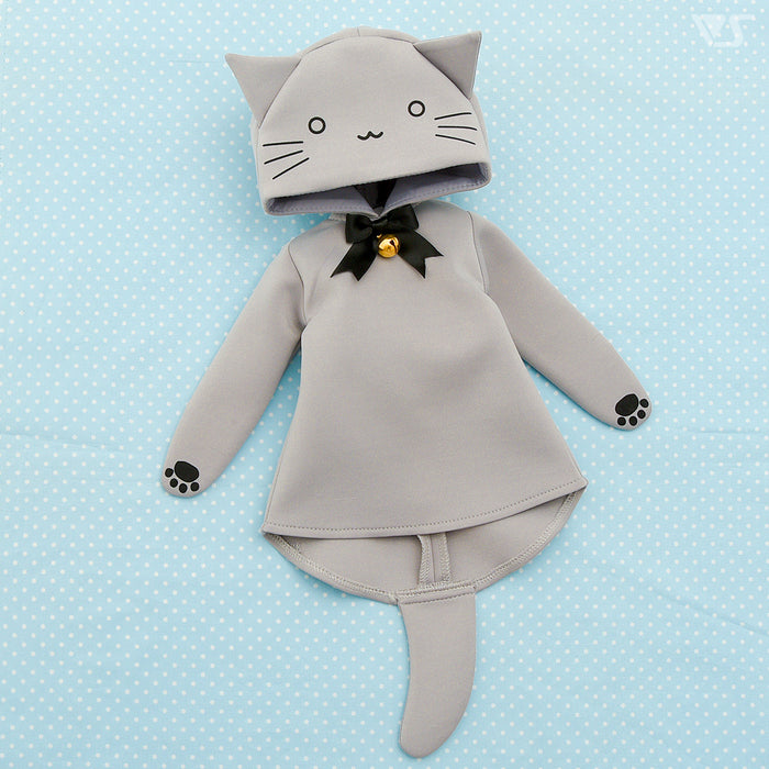 Gray Cat Hoodie / Mini