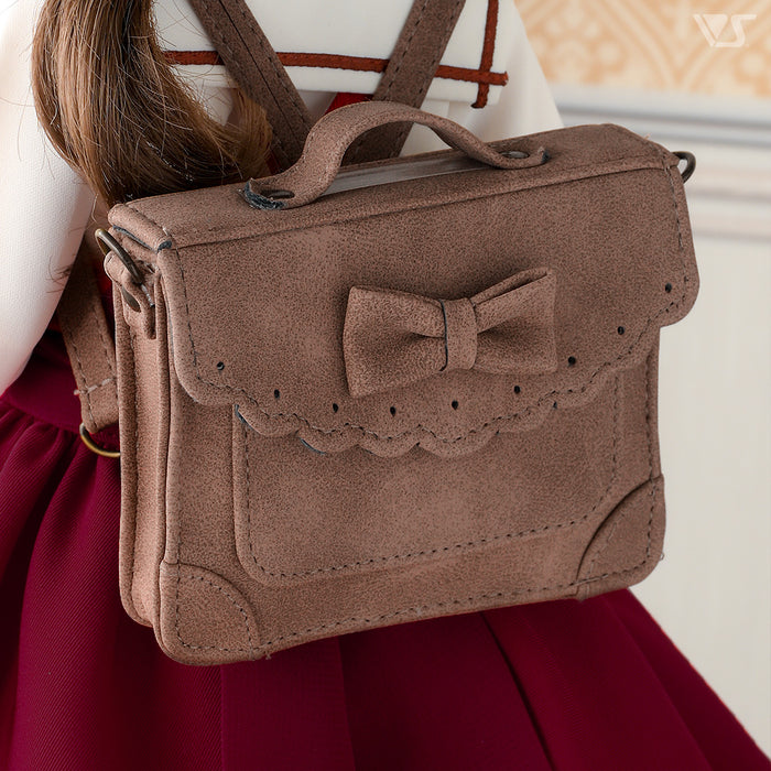 Scallop Trim Ribbon Flap Bag