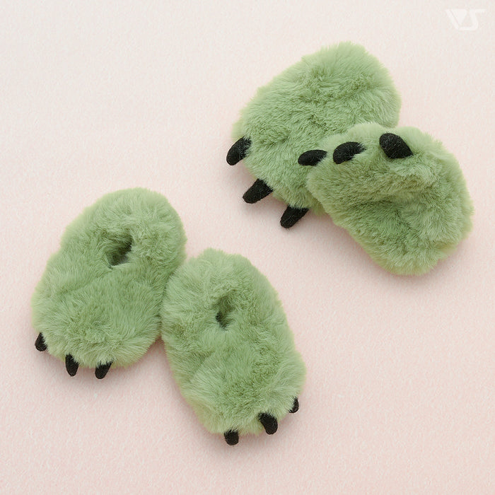 Fluffy Dragon Gloves & Slippers Set