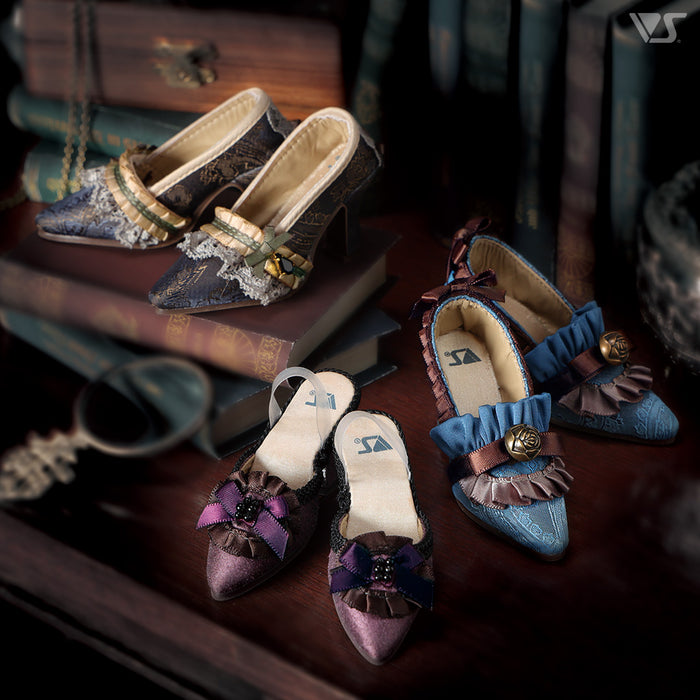 SD16 Rococo Black Spinel Pumps