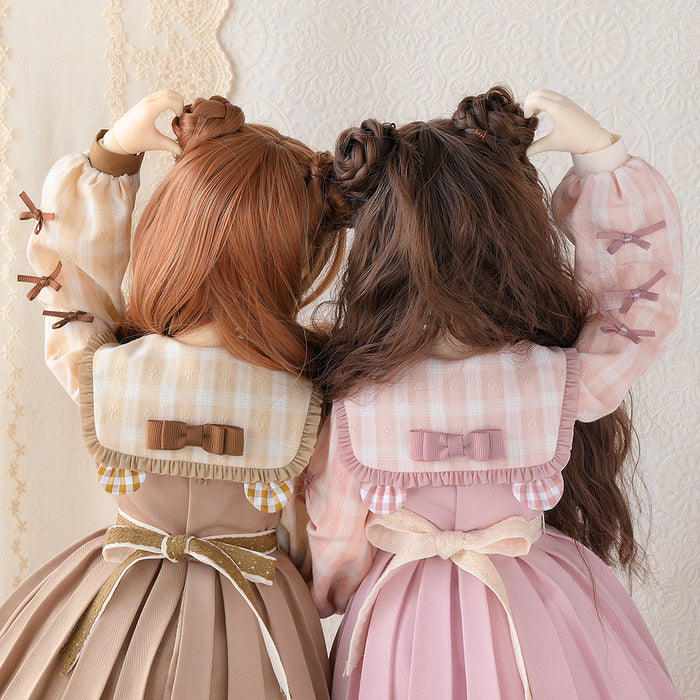 Bear Ears Coord Set (Strawberry Milk)