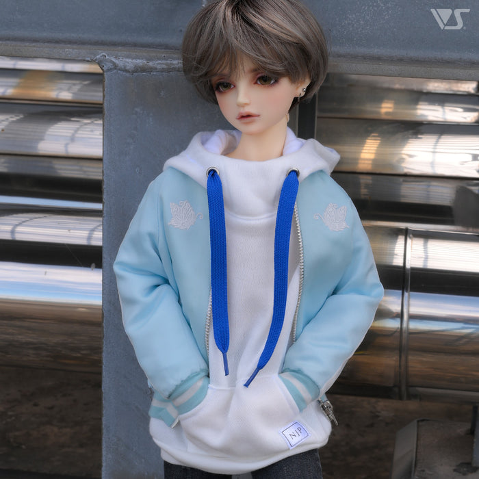 Sukajan Jacket (Pale Blue / Butterfly and Crane)