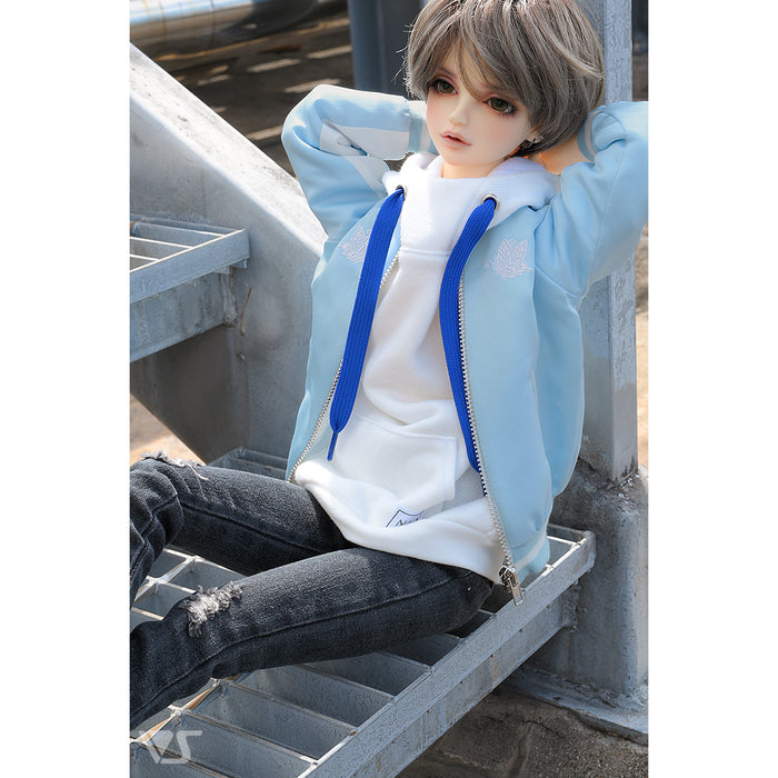 Sukajan Jacket (Pale Blue / Butterfly and Crane)