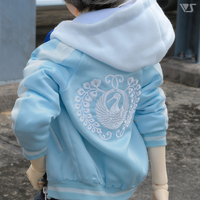 Sukajan Jacket (Pale Blue / Butterfly and Crane)