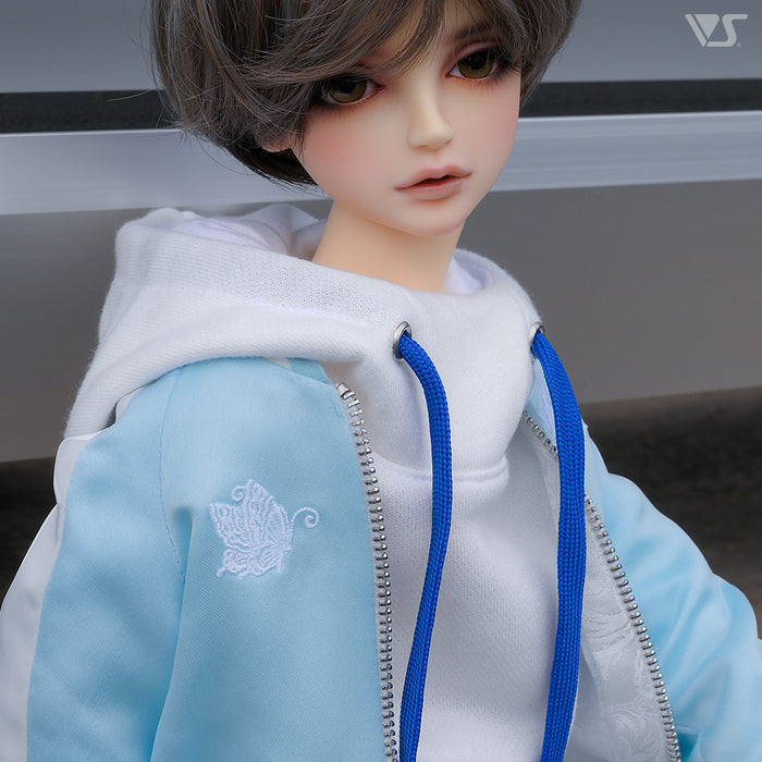 Sukajan Jacket (Pale Blue / Butterfly and Crane)