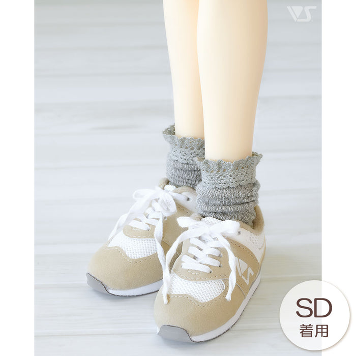 SDM-SD Lace Knitted Socks (Gray)