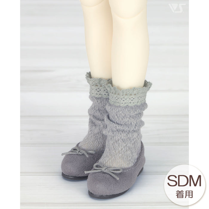 SDM-SD Lace Knitted Socks (Gray)
