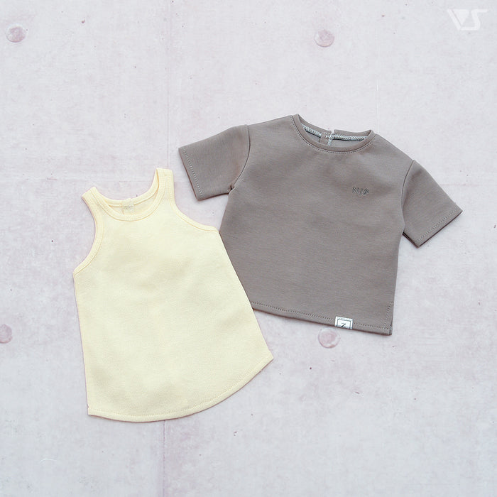 NJP Embroidery Logo Tee Set (Ash)
