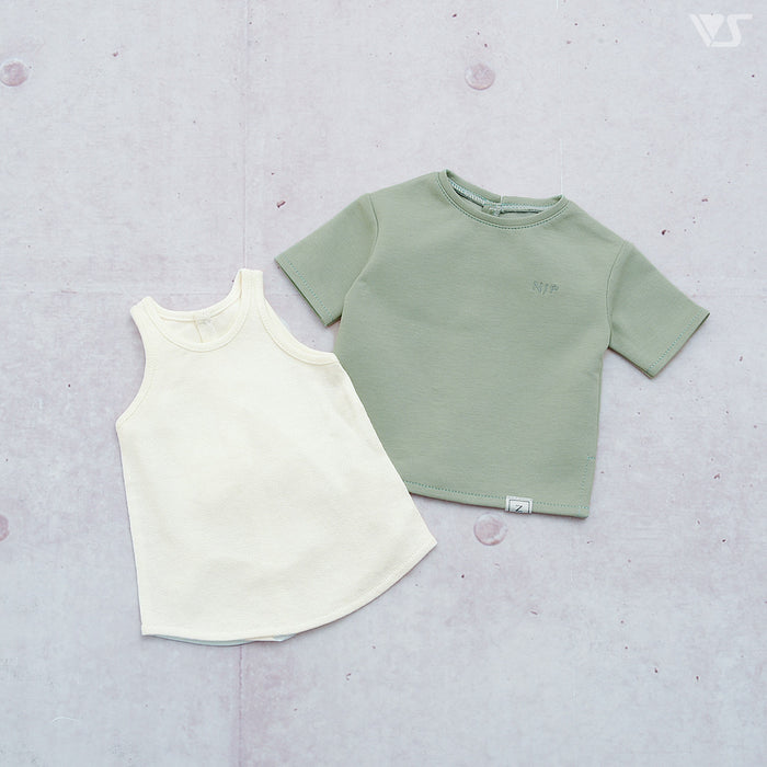 NJP Embroidery Logo Tee Set (Matcha)