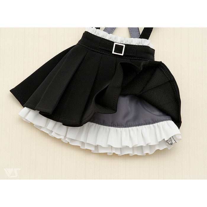 Skirt with Suspenders / Mini (Black)