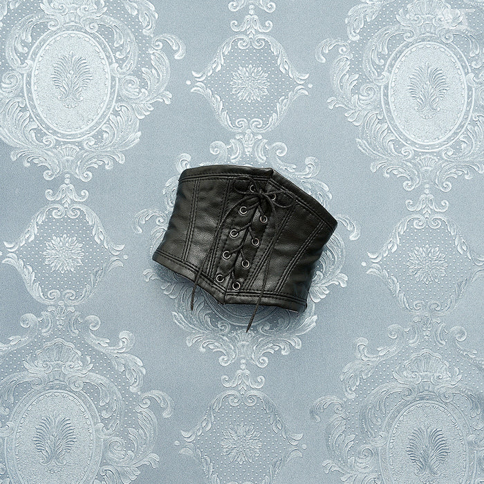 Gothic Synthetic Leather Corset
