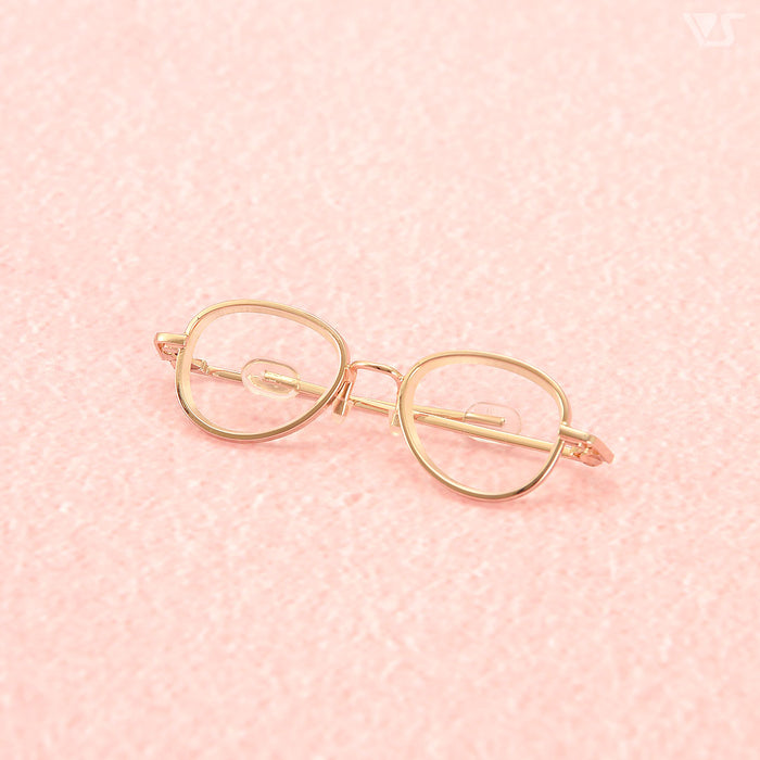 Eyeglasses (Gold Frame)