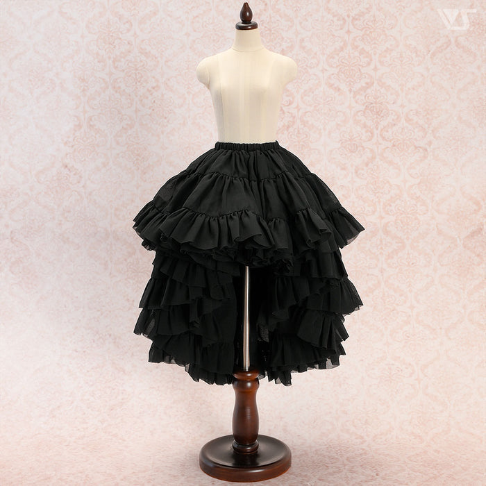 Princess Pompon Skirt / Mini (Black)