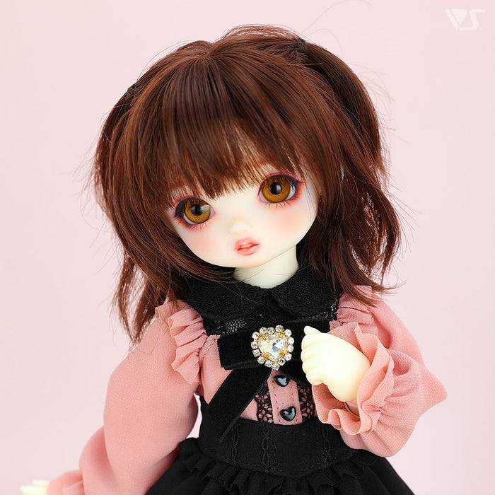 Dolly Parfait Coord Set / Chibi (Black x Pink)