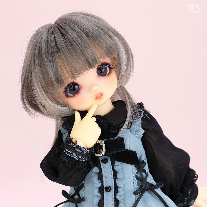 Dolly Parfait Coord Set / Chibi (Black x Pale Blue)