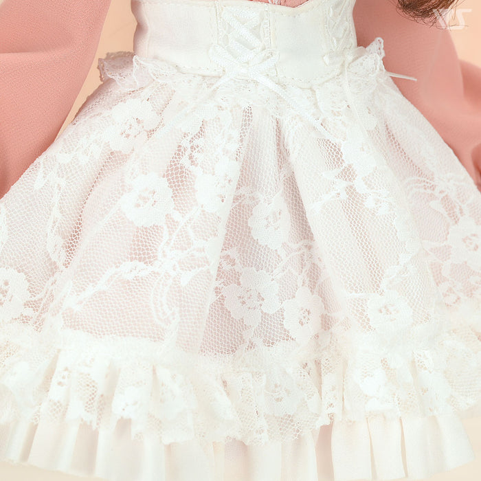Dolly Parfait Coord Set / Mini (White x Pink)