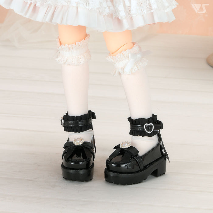 SDM Lace Knee Socks / Mini (White)