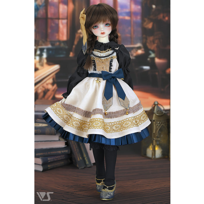 Etoile Pinafore Dress Set / Mini (White)
