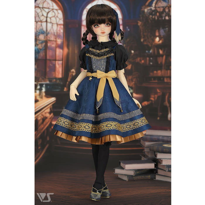 Etoile Pinafore Dress Set (Navy)
