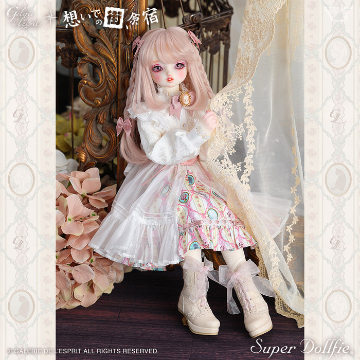 Organza Lace-up Boots / Mini