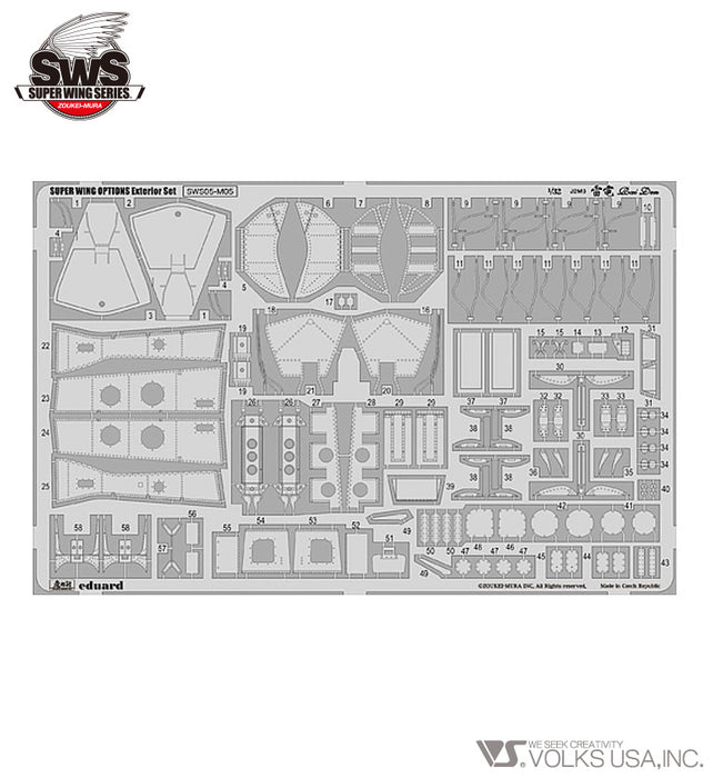 1/32 Raiden Photo-Etched Exterior Set