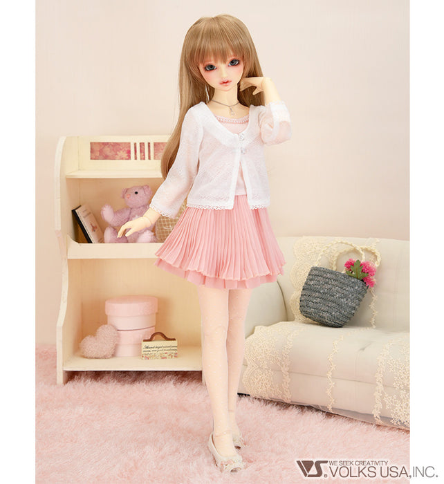 Shell Pink Skirt Set