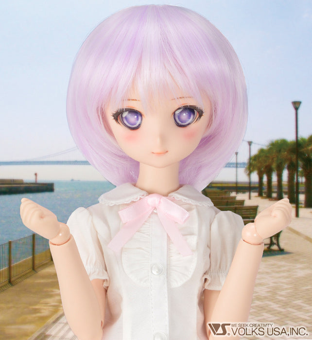 Ruffle Blouse Set (White / Pink) / Mini