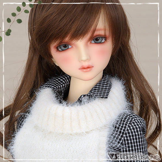 White Mohair Holterneck Set