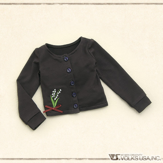 Lily of the Valley Cardigan (Charcoal)