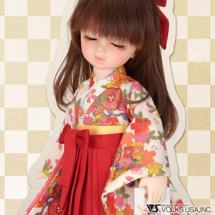 Hakama Set / Chibi (Dark Red)