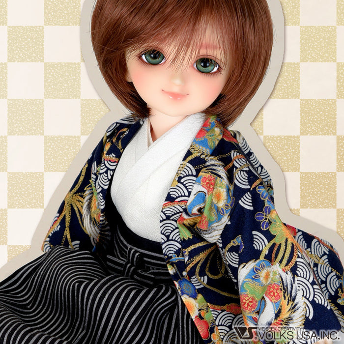 Haori and Hakama Set / Chibi (Navy)